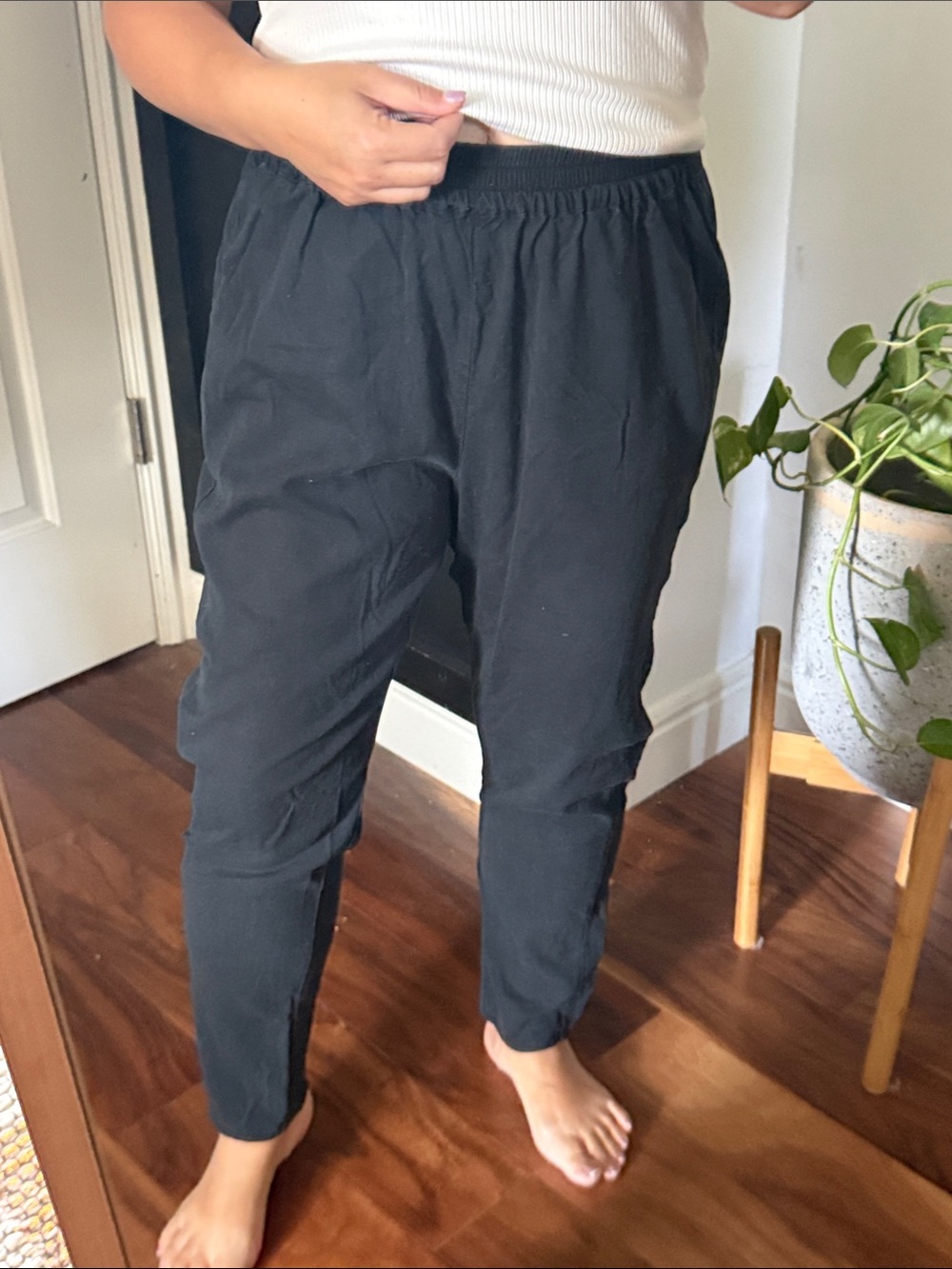 Marine Layer Lyocell Tencel Pull on Casual Pants. M